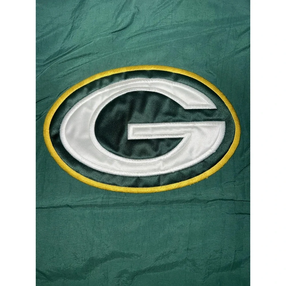 Vintage Green Bay Packers Jacket Mens XL Green NFL Football Starter Coat 90s